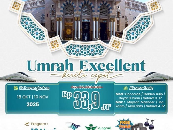 Umrah Thaif 12 hari