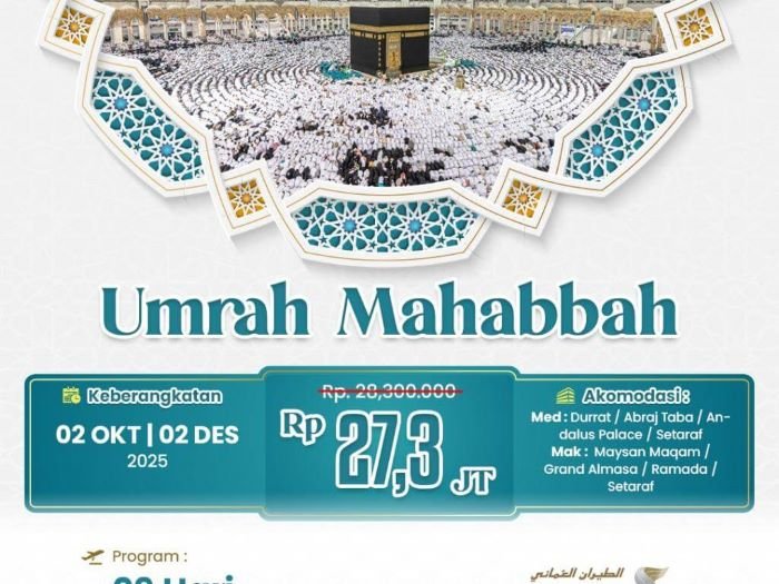 umrah mahabbah 27 juta
