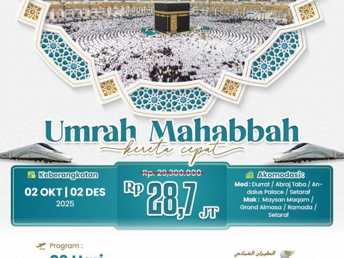 UMROH MAHABBAH KERETA CEPAT BY OMAN AIR