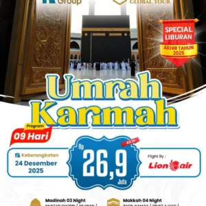 Umrah Karimah 09 Hari (Ready) - Lion Air