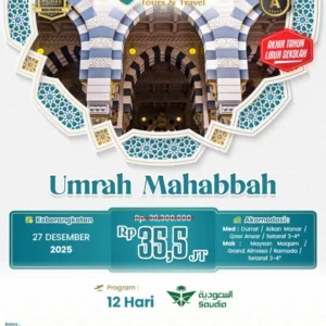 Umrah Mahabbah 12 Hari
