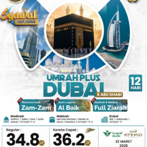 Umrah Plus Dubai Mahabbah Syawal 12 Hari