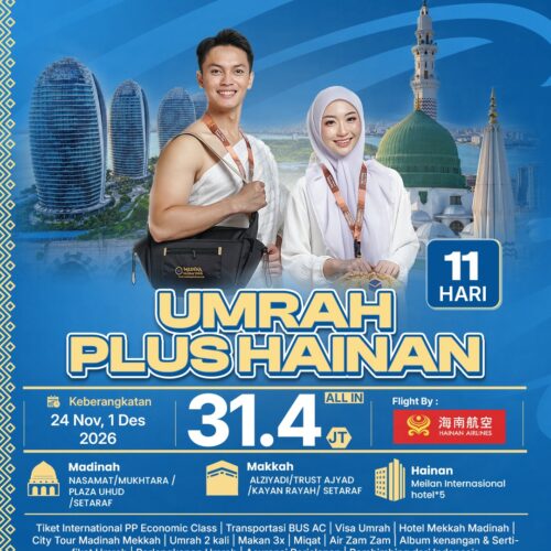 Umrah Plus Hainan 11 Hari