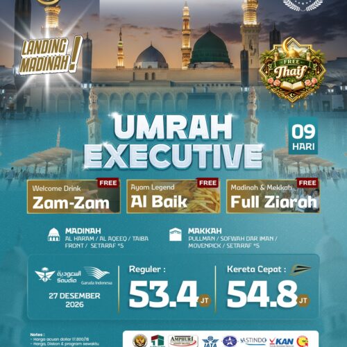 Umrah Executive 09 Hari Landing Madinah