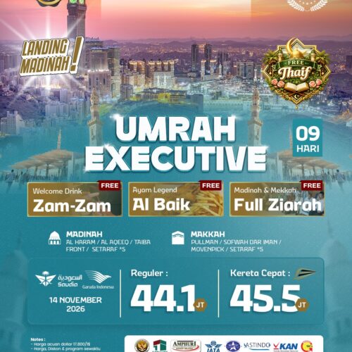Umrah Executive 09 Hari Landing Madinah