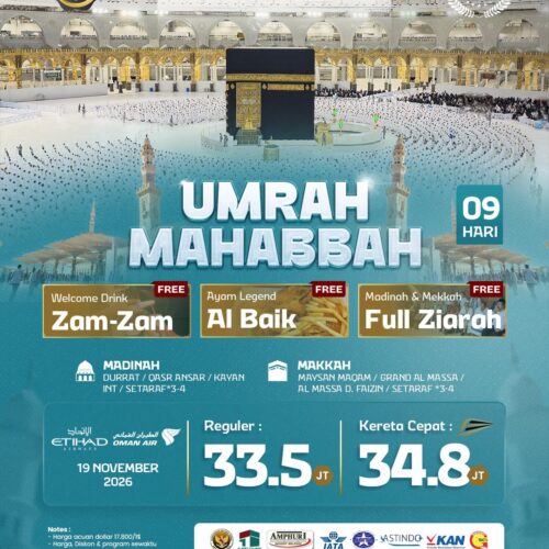Umrah Mahabbah 09 Hari
