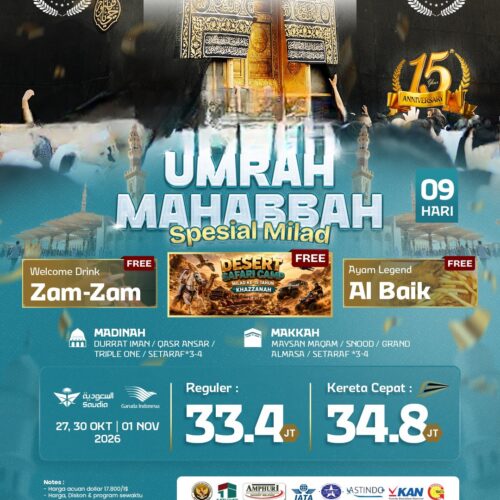 Umrah Mahabbah 09 Hari Spesial Milad