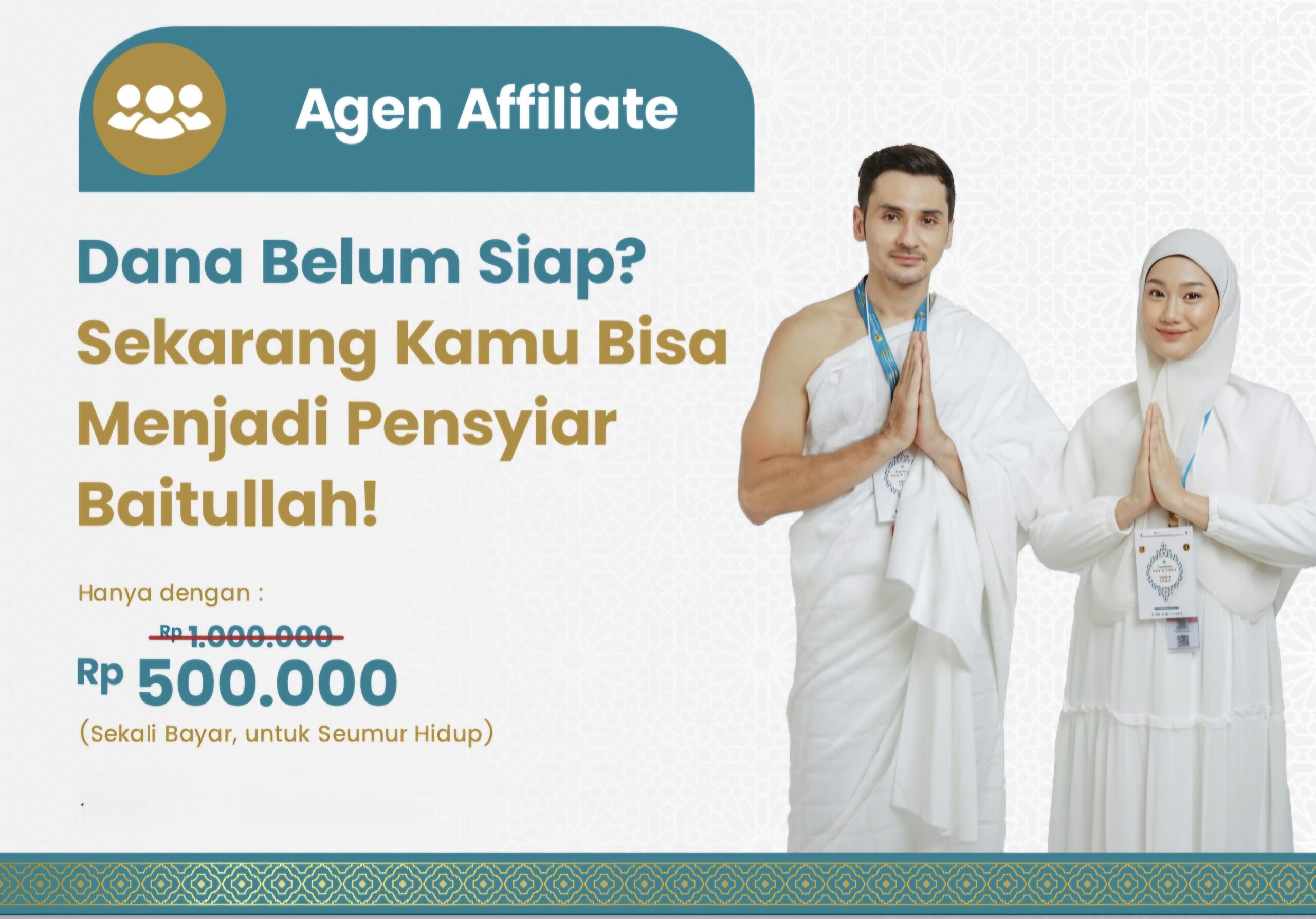 Rincian harga pendaftaran Agen Affiliate Khazzanah Tours