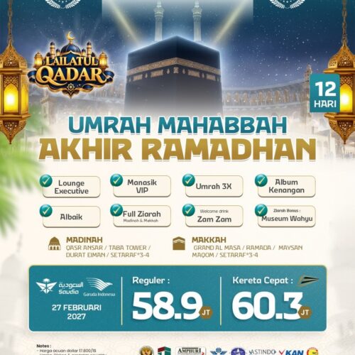 Umrah Akhir Ramadhan 12 Hari