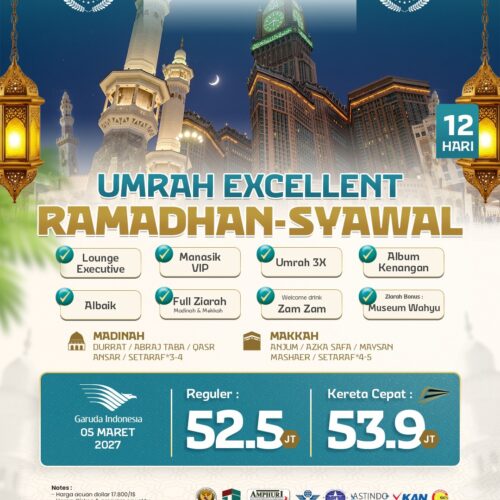 Umrah Excellent Ramadhan Syawal 12 Hari